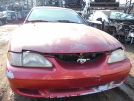 1998 FORD MUSTANG GT RED CPE 4.6L AT F19057